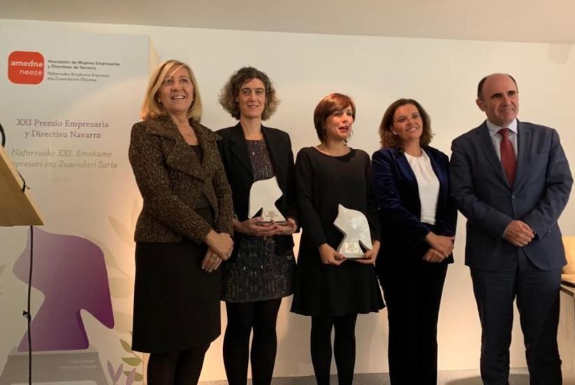 Entregados los premios XXI Empresaria y Directiva Navarra 2018 de AMEDNA/NEEZE