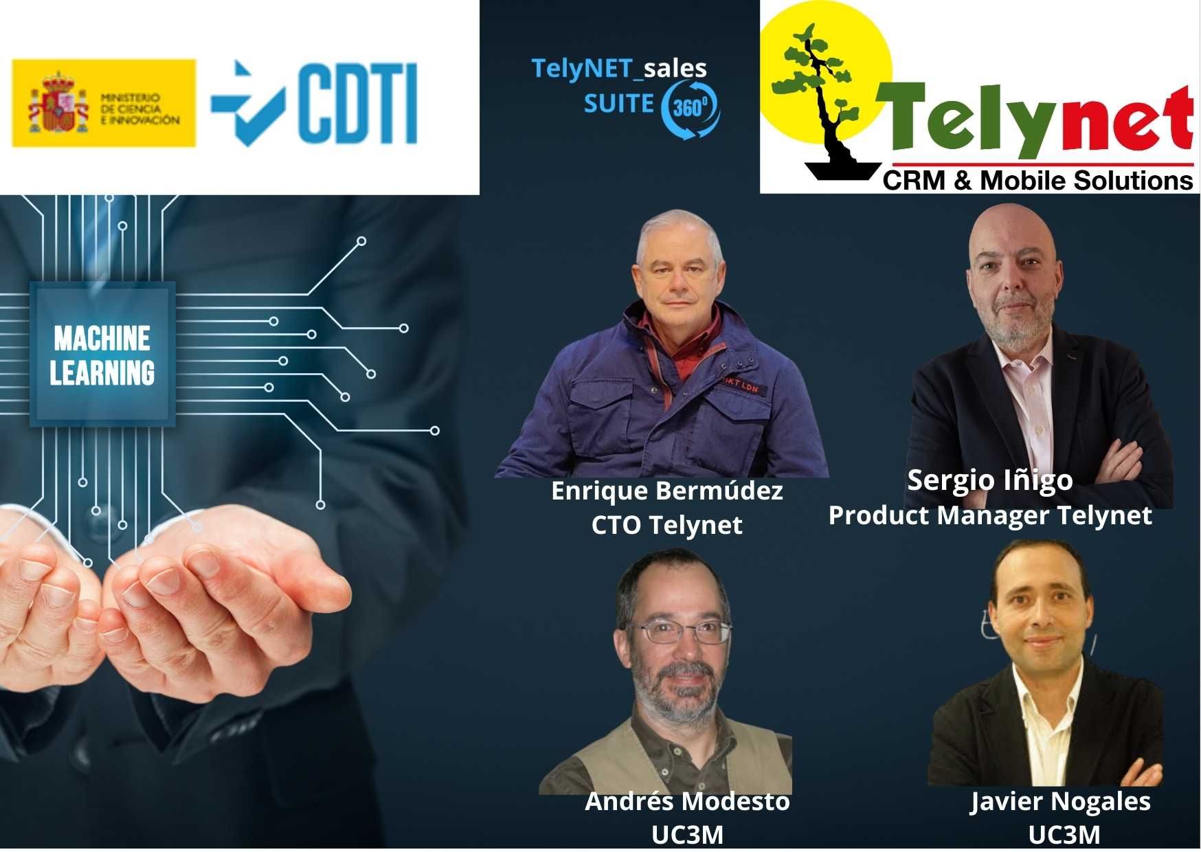 TelyNET consigue el sello CDTI para su nuevo proyecto con tecnología Machine Learning
